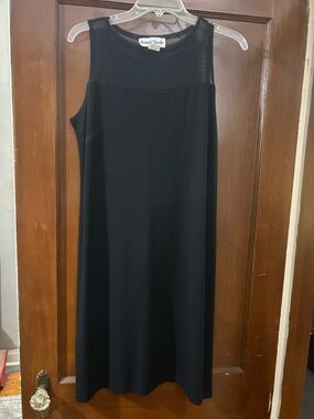 Ronni Nicole Black Knit Crewneck Top